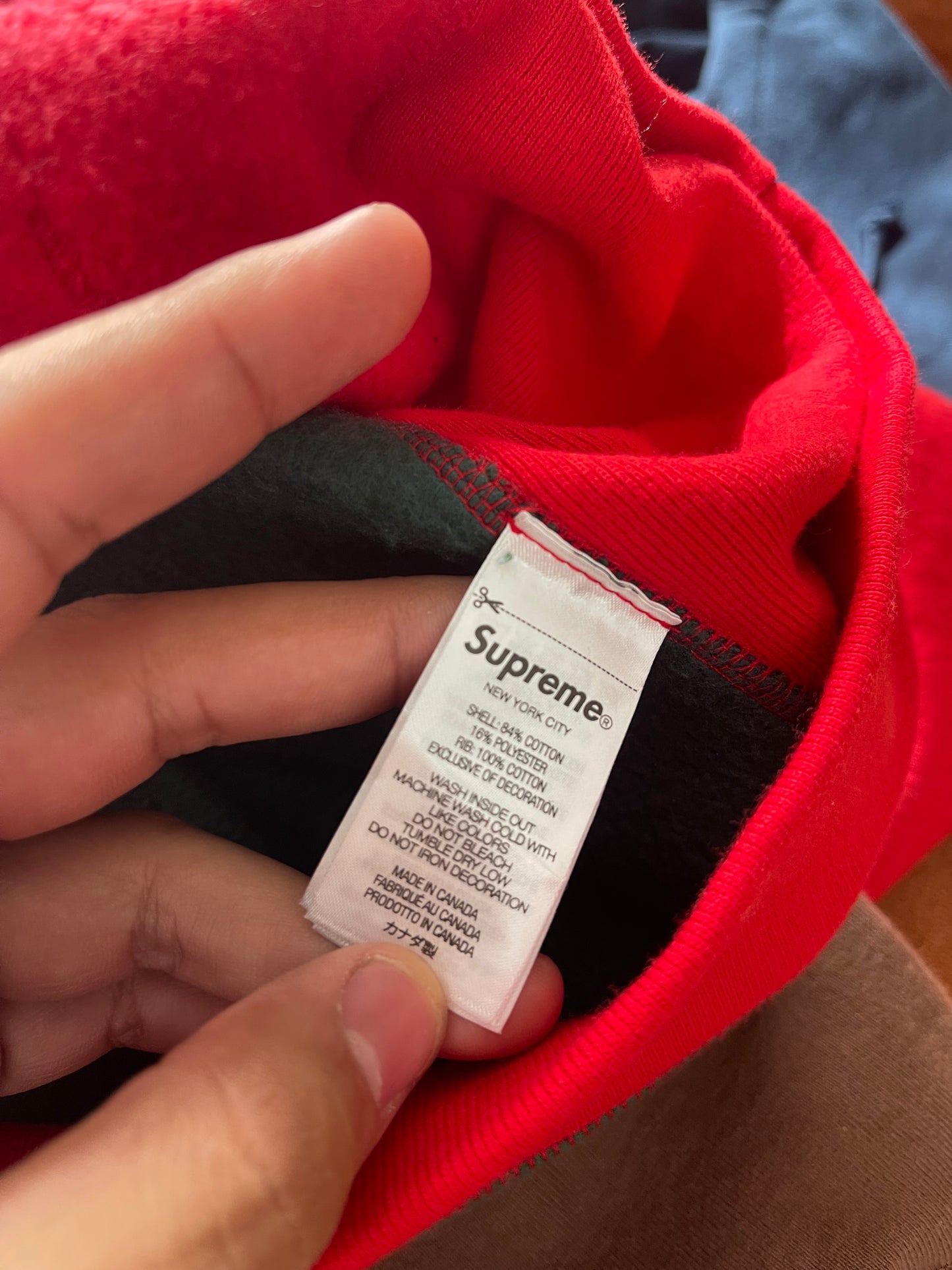 FW24 Supreme Box Logo Multicolor Hoodie
