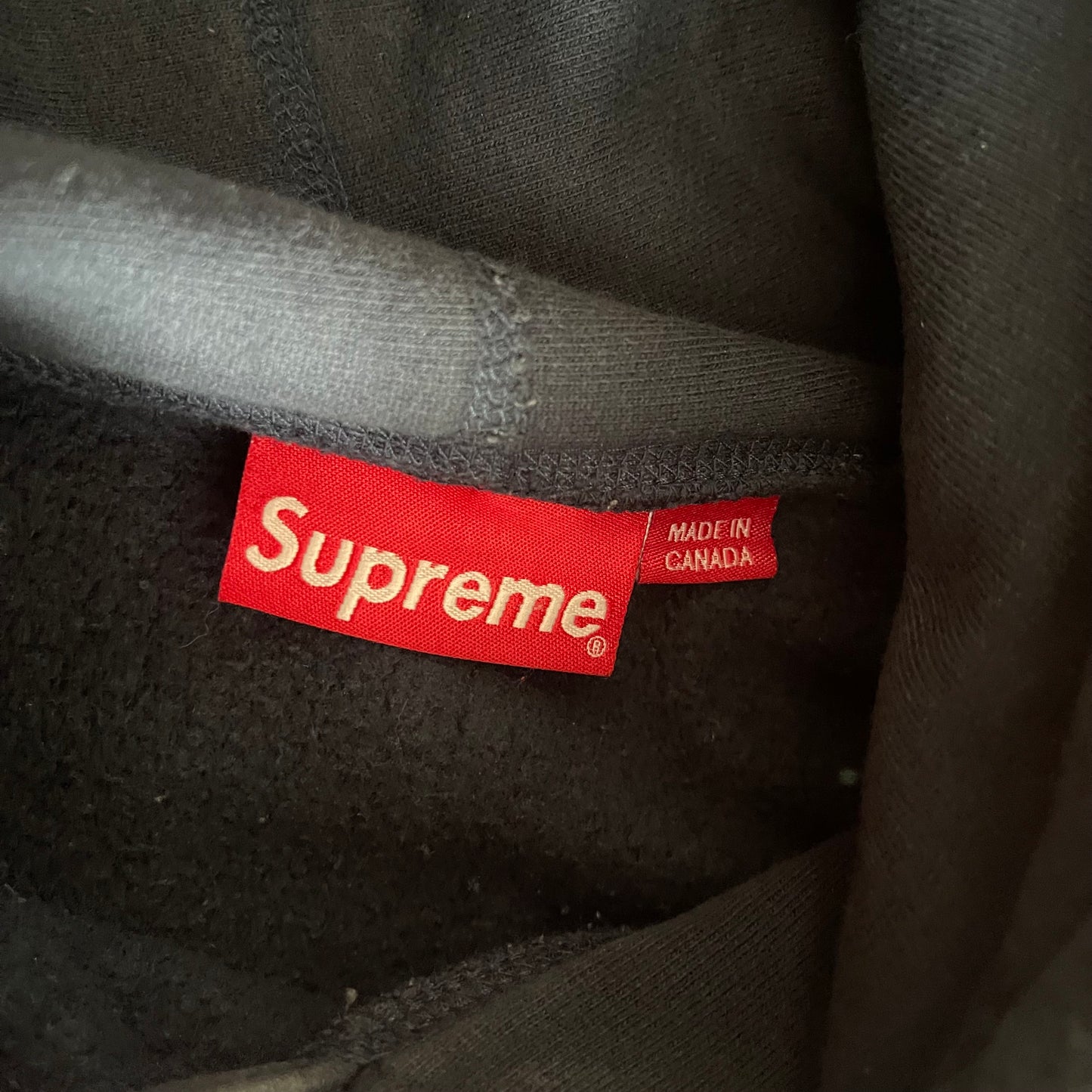 FW16 Supreme Navy Box Logo Hoodie