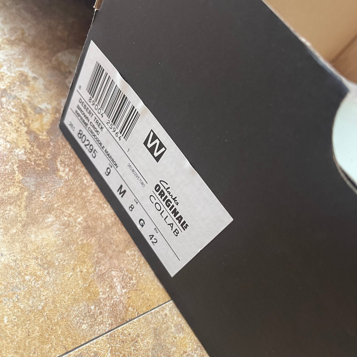 Supreme x Martine Rose x Clarks Brown Croc Desert Trek
