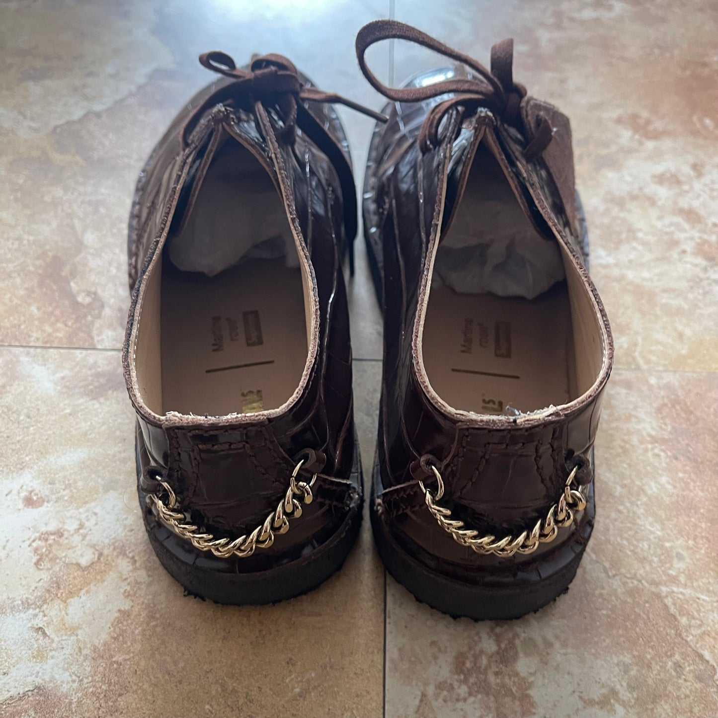 Supreme x Martine Rose x Clarks Brown Croc Desert Trek
