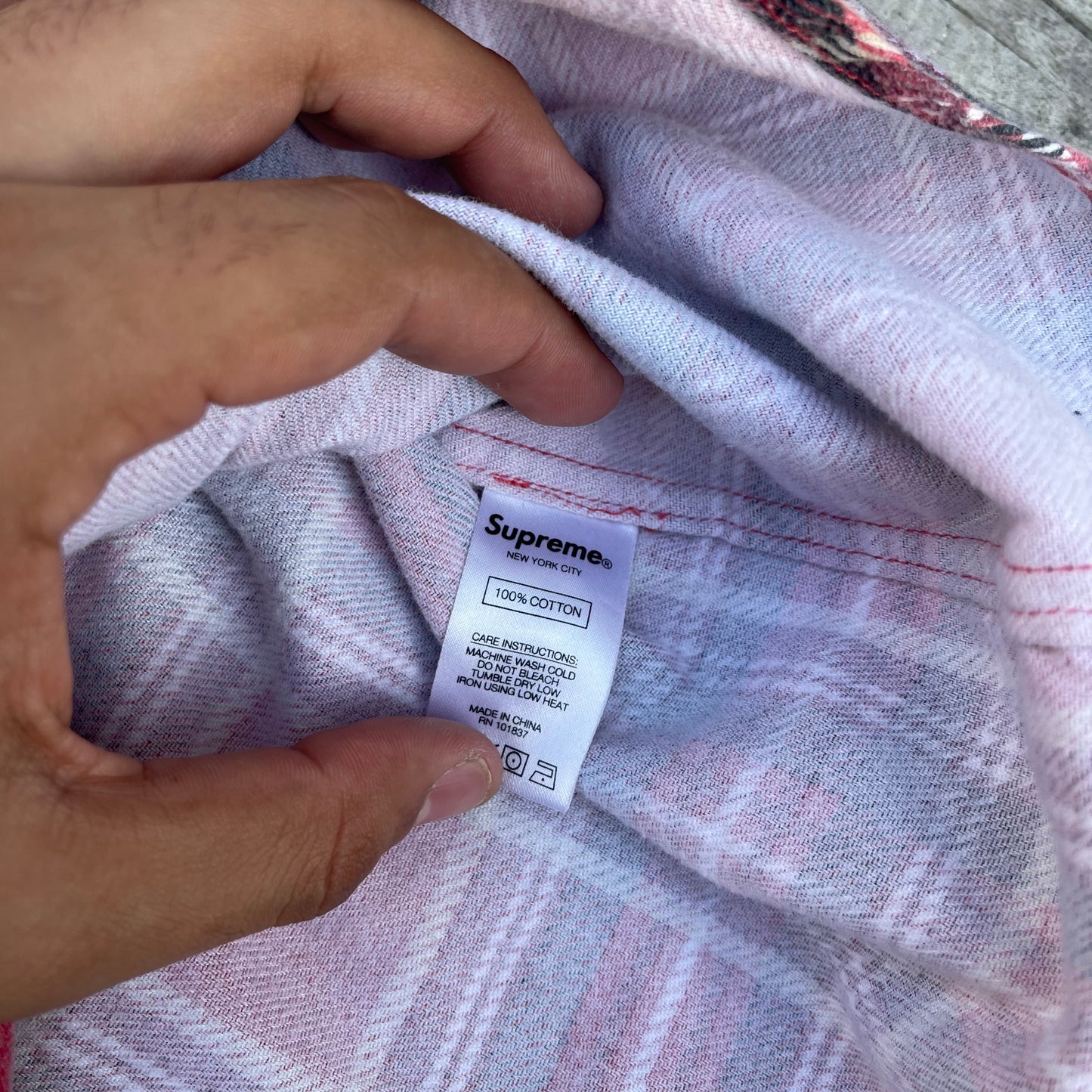 Supreme Printed Plaid Flannel