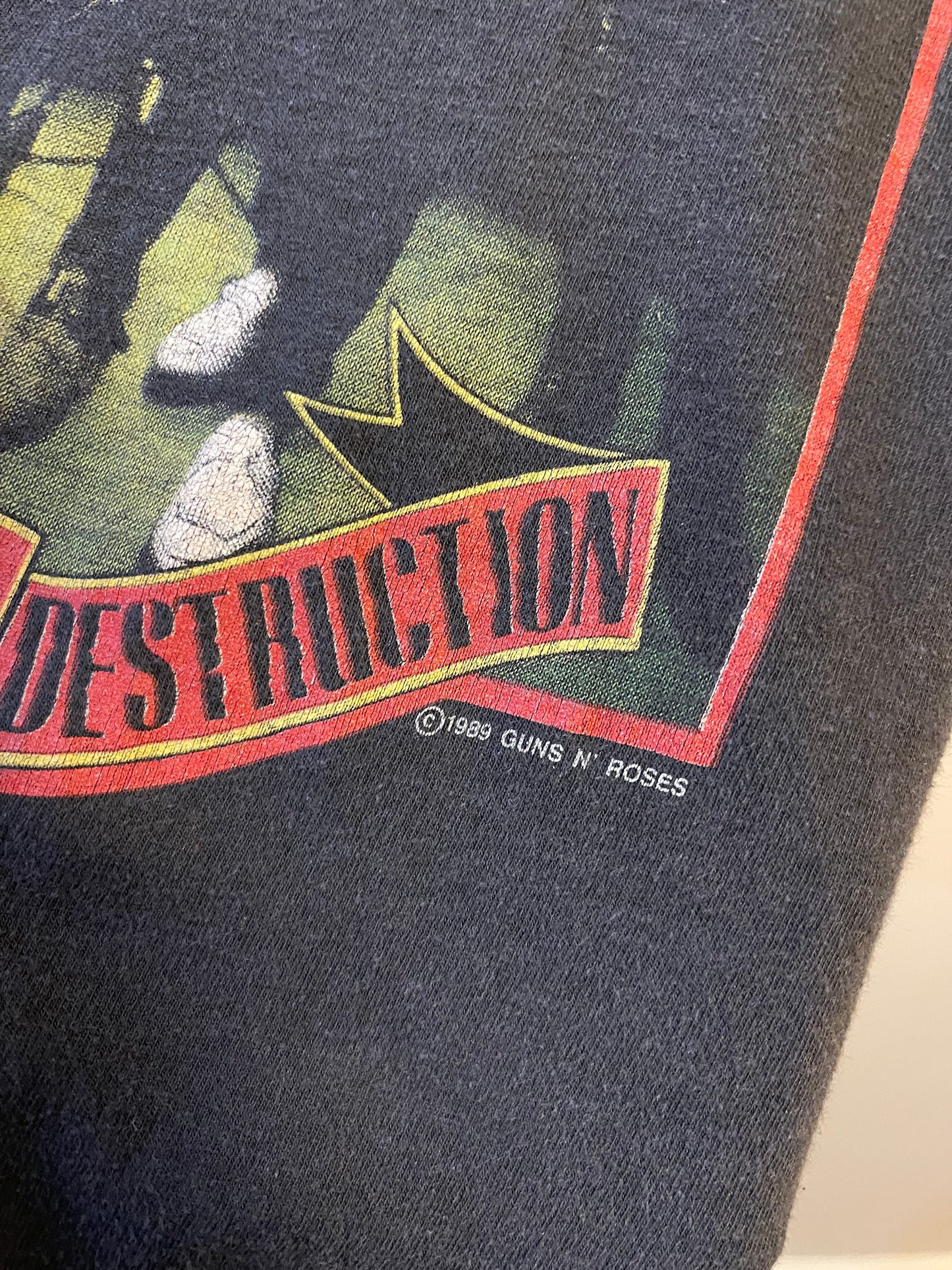 1989 Guns N Roses Appetite for Destruction T-shirt