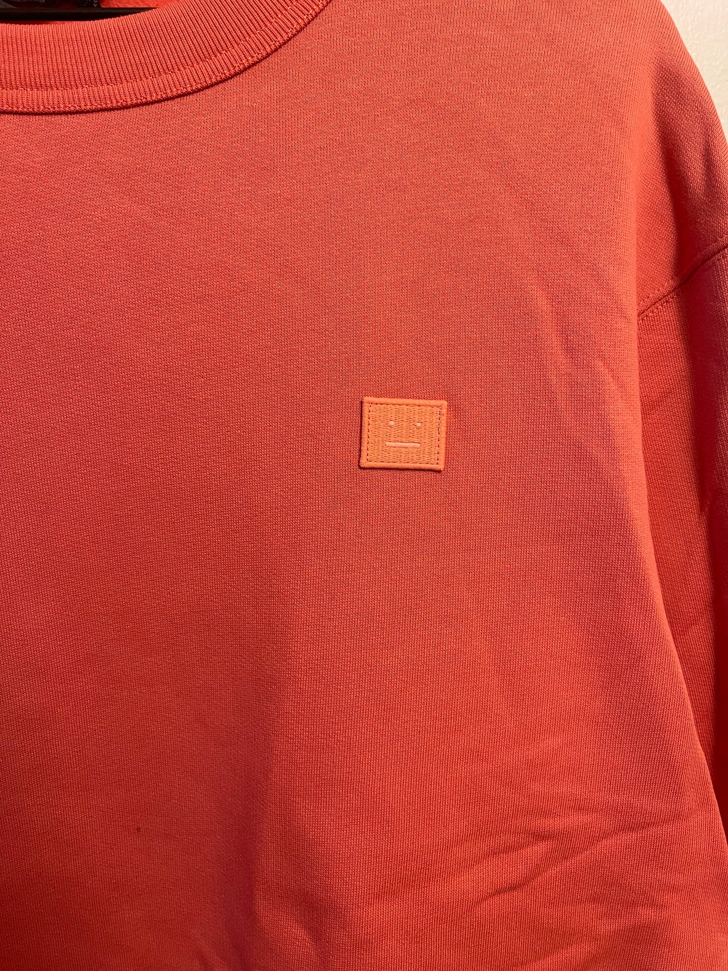 Acne Studios Fairview Face Salmon Crewneck
