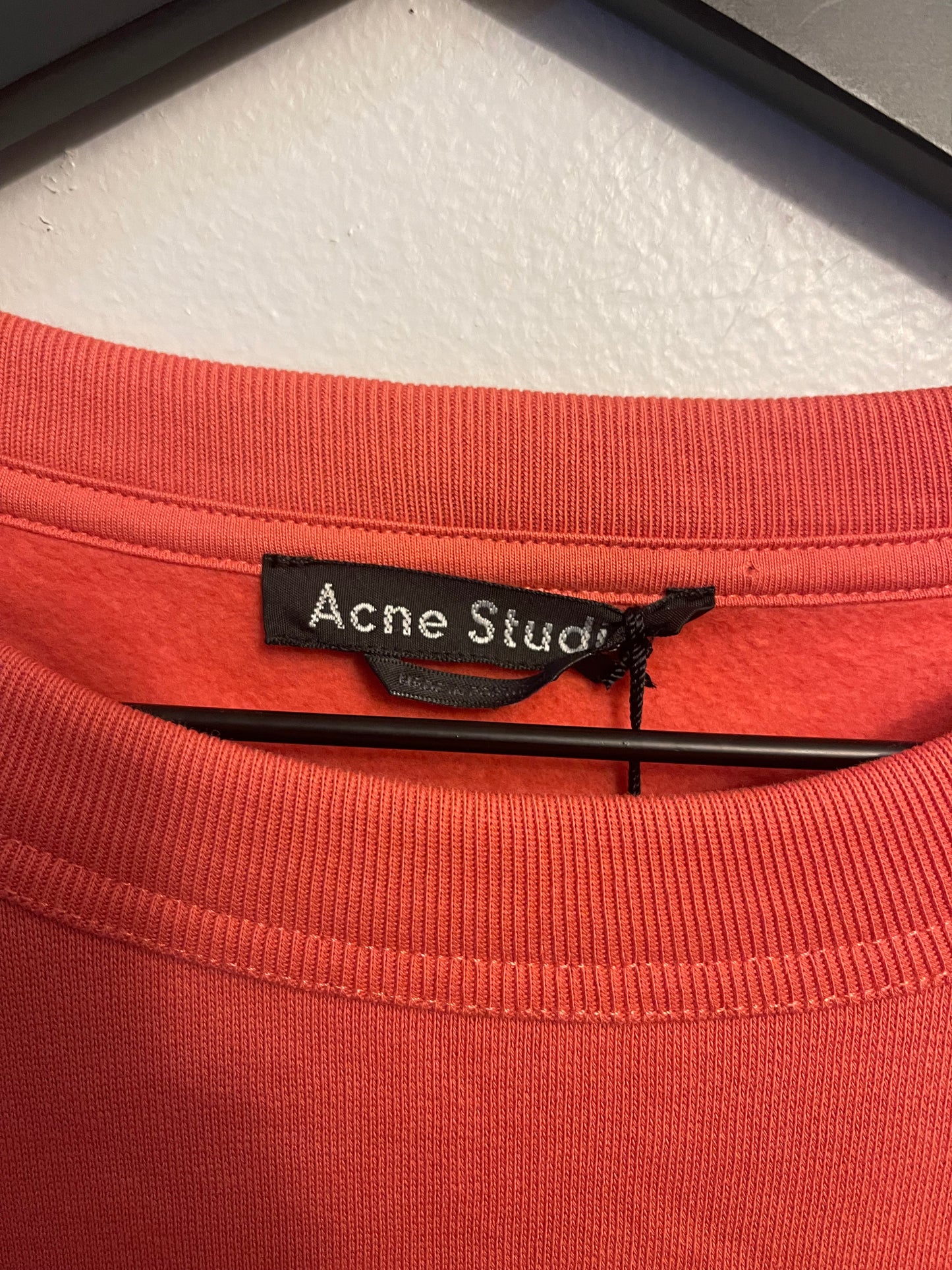 Acne Studios Fairview Face Salmon Crewneck
