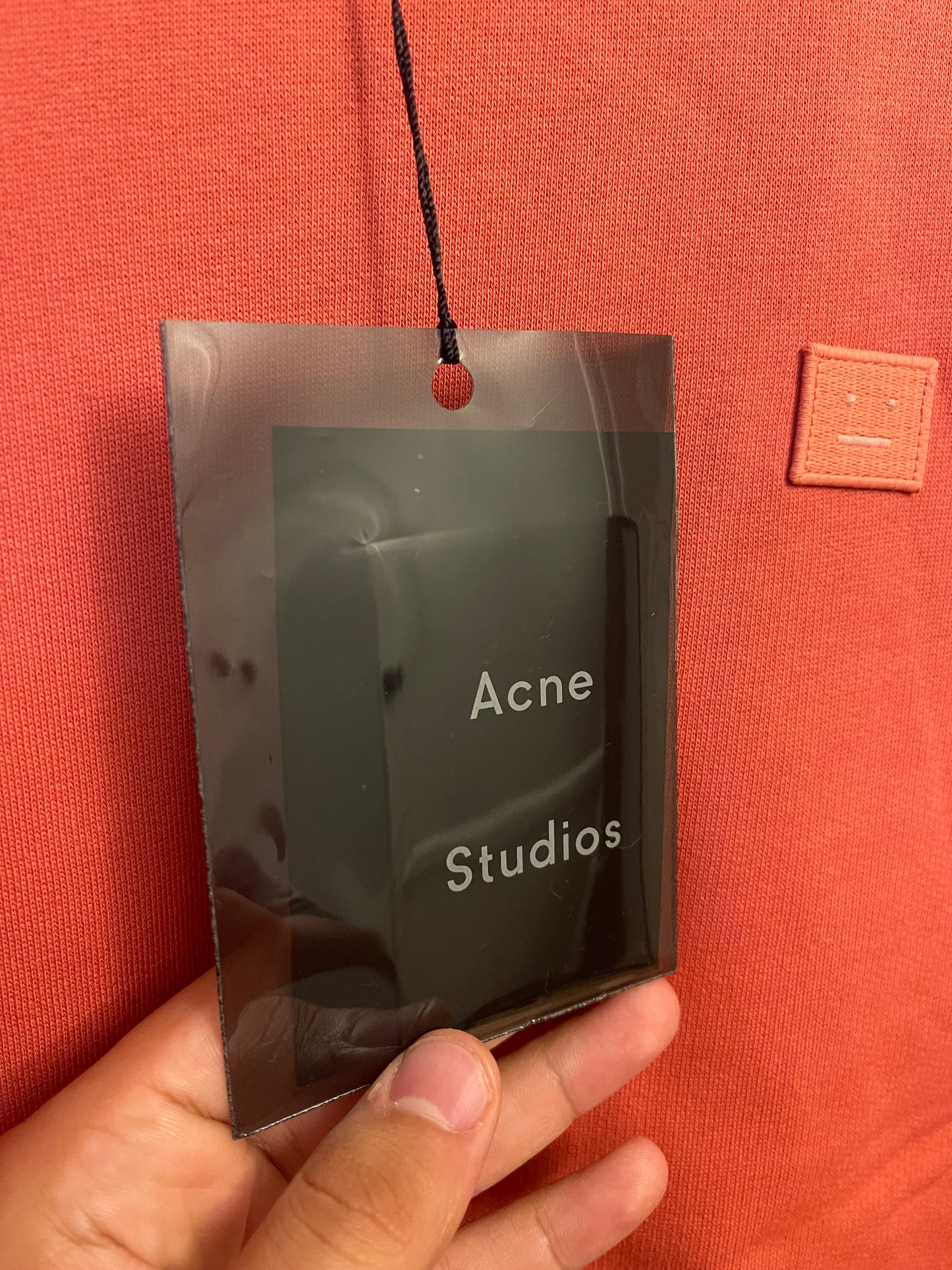 Acne Studios Fairview Face Salmon Crewneck