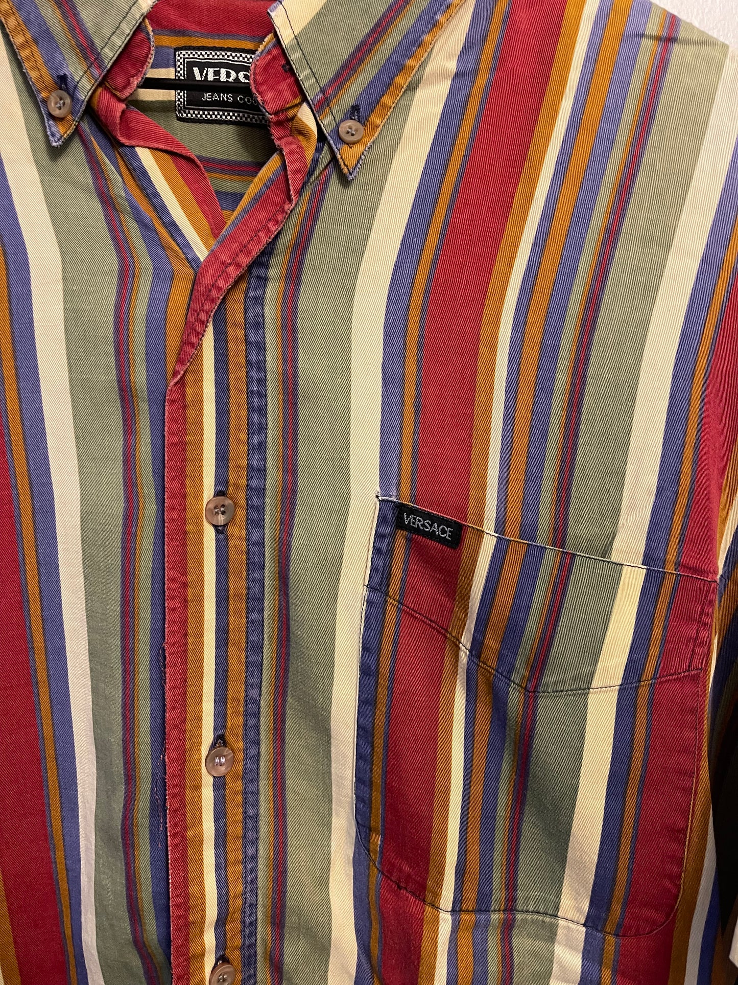 Versace Jeans Couture Multicolor Button Up