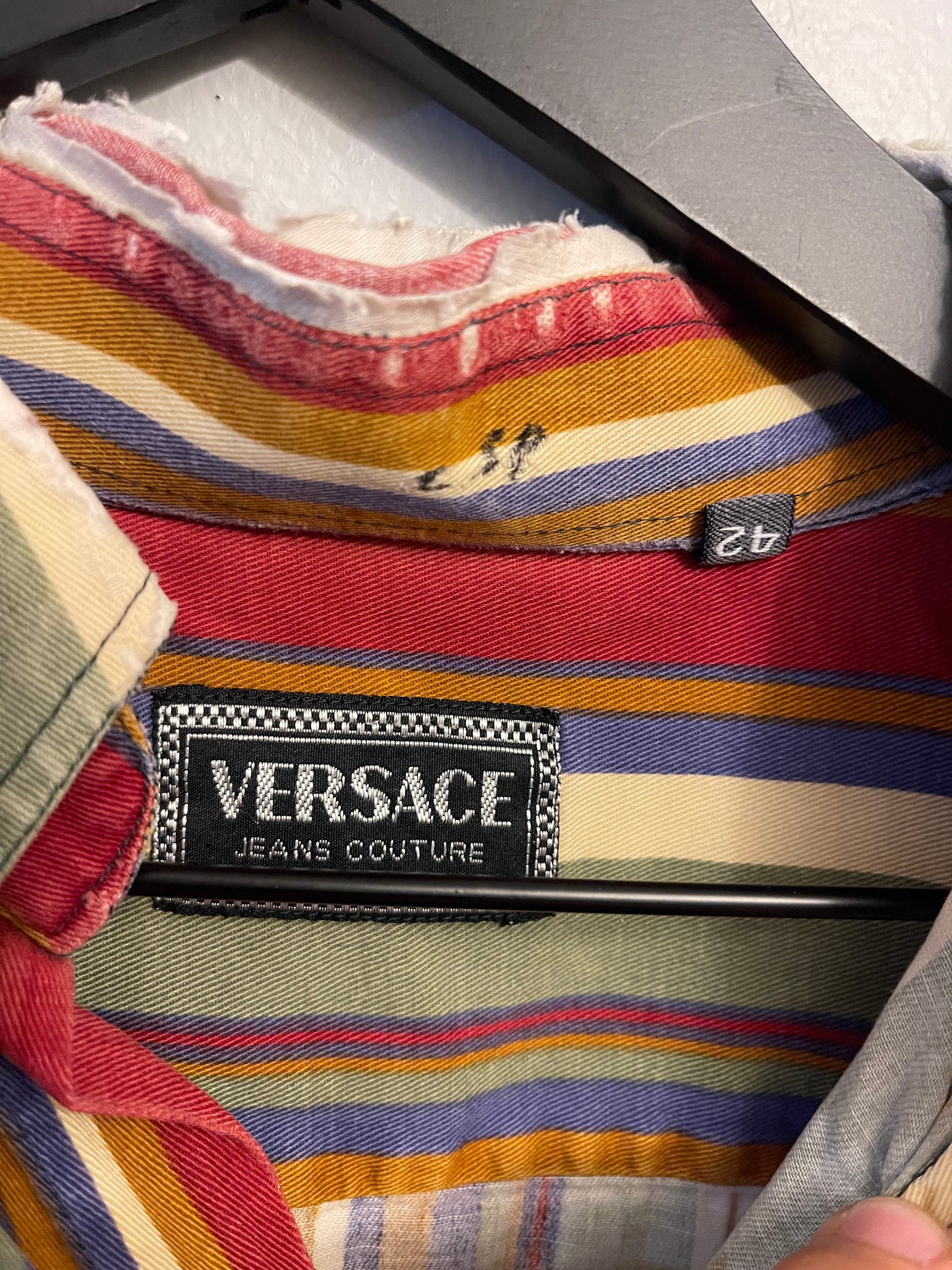 Versace Jeans Couture Multicolor Button Up