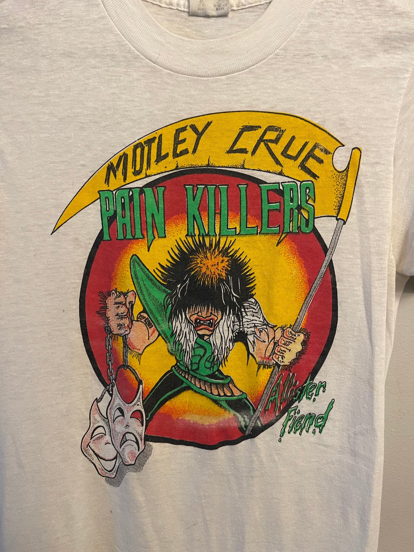 1985 Motley Crue Pain Killers T-shirt