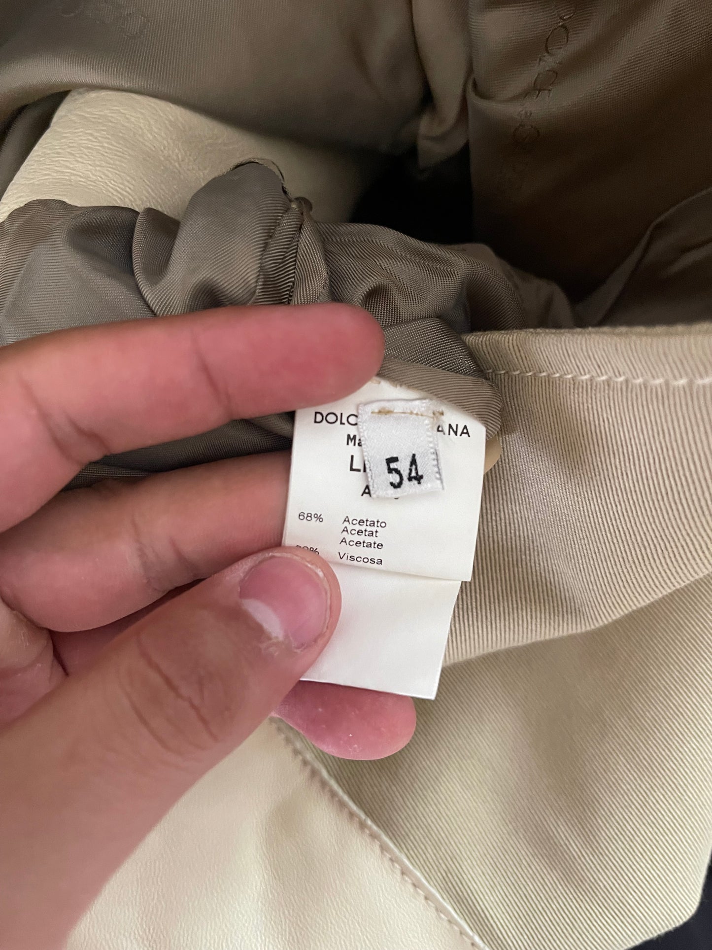 Dolce & Gabbana Made in Italy Leather Jacket