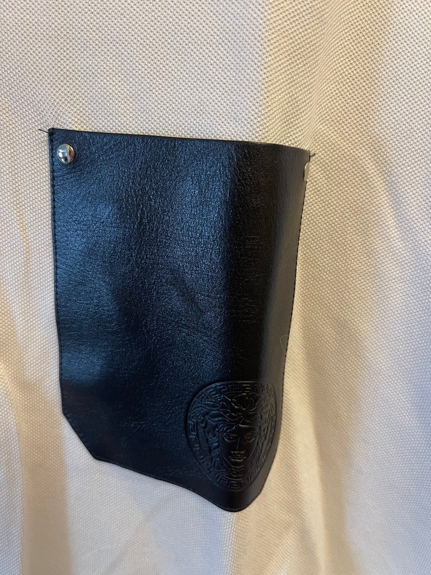 Gianni Versace Leather Pocket Polo