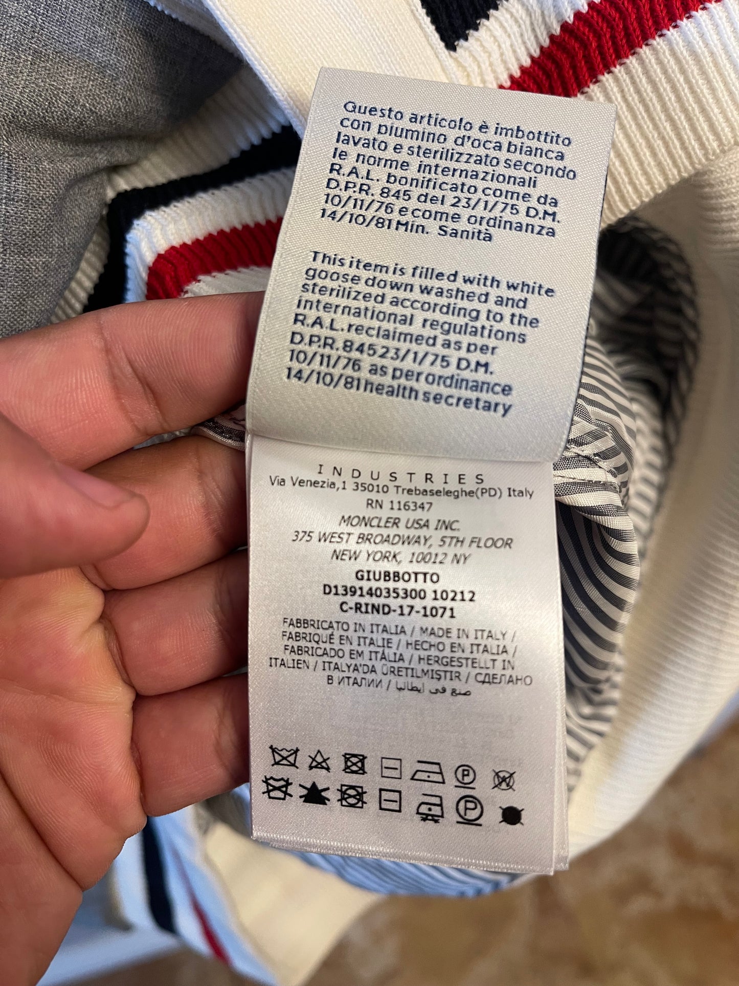 Moncler Gamme Bleu Quilted Padded Cardigan