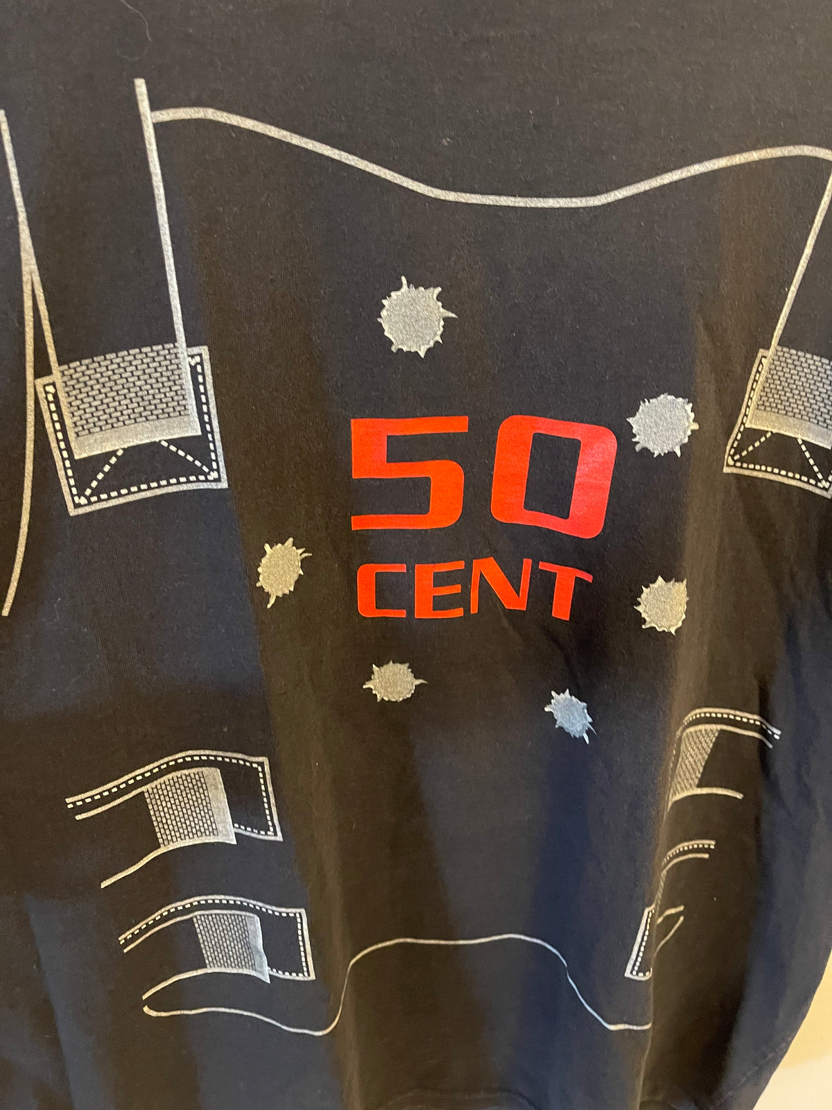 Vintage Y2K 50 Cent Southside Rap T-shirt