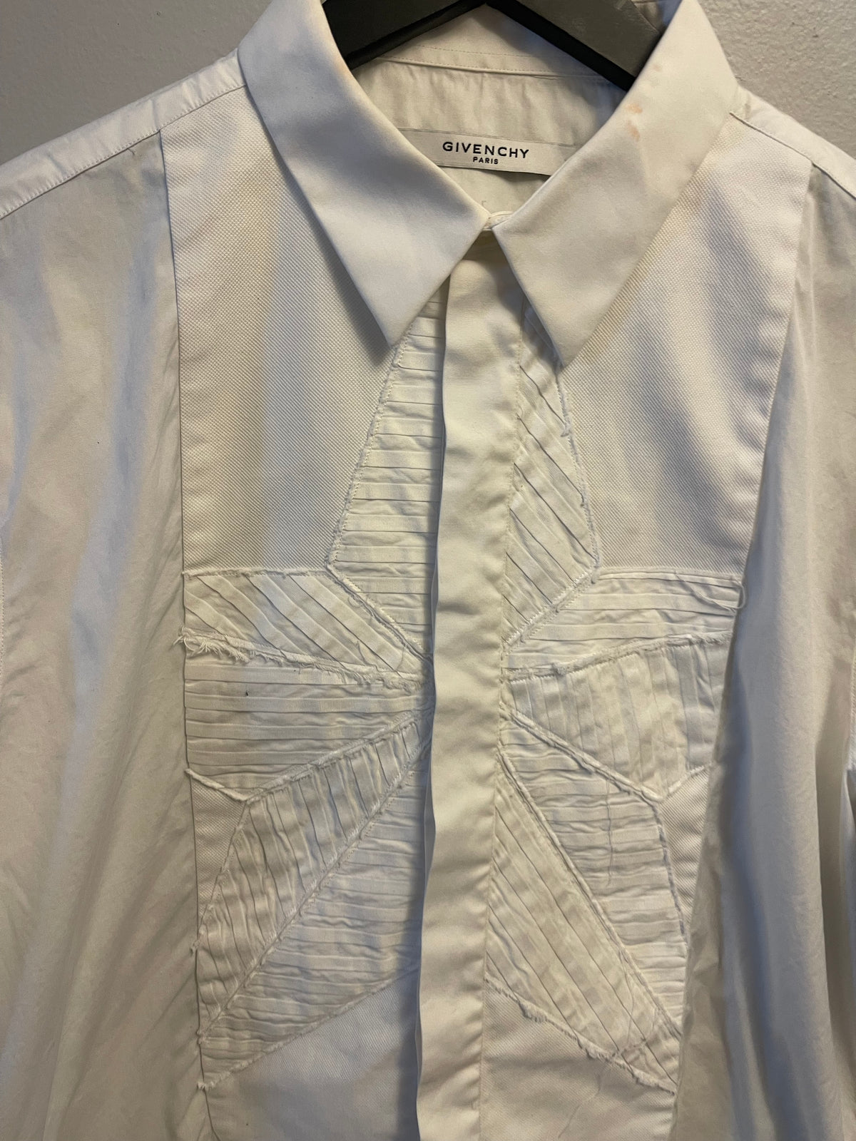 Givenchy Paris Made in Italy Collard Shirt