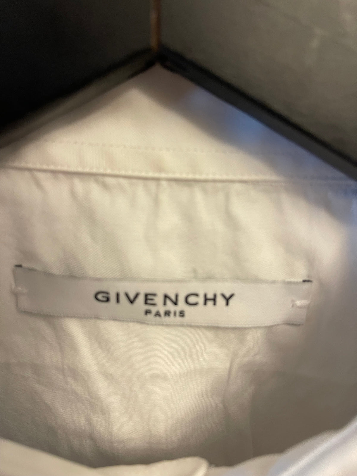 Givenchy Paris Made in Italy Collard Shirt