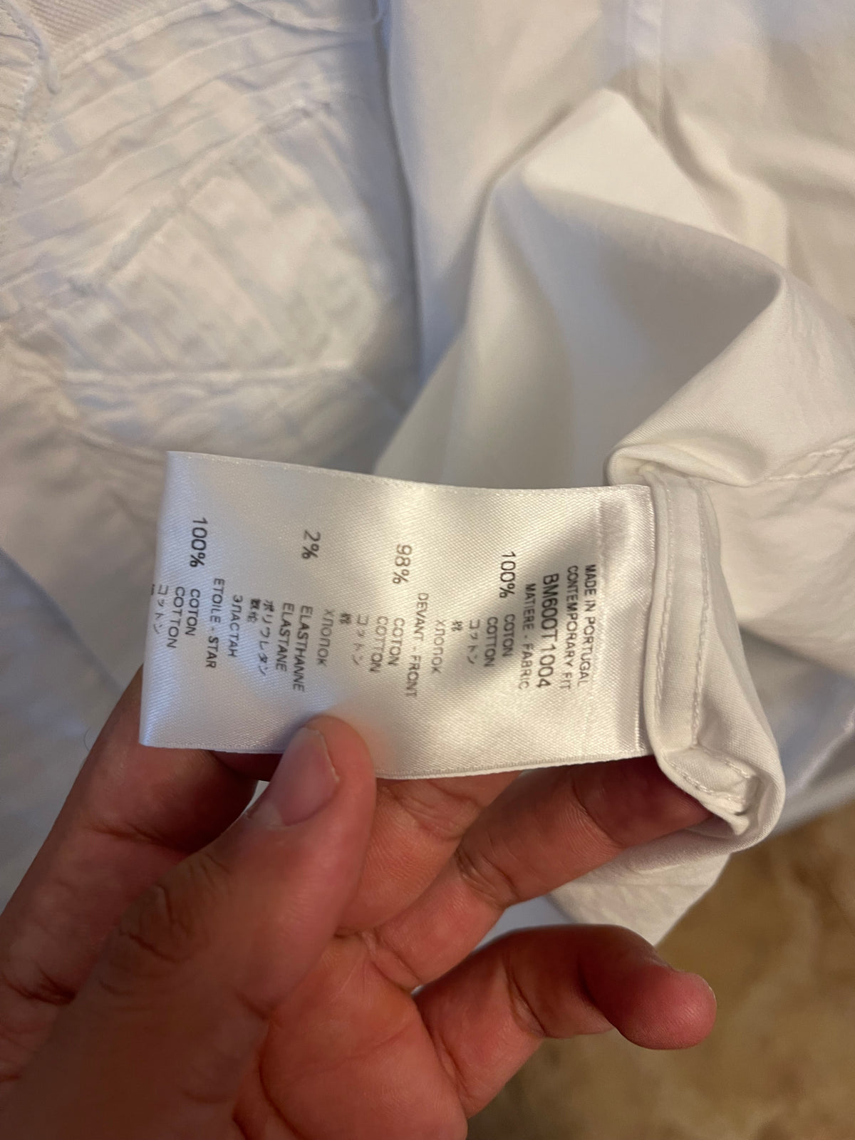 Givenchy Paris Made in Italy Collard Shirt