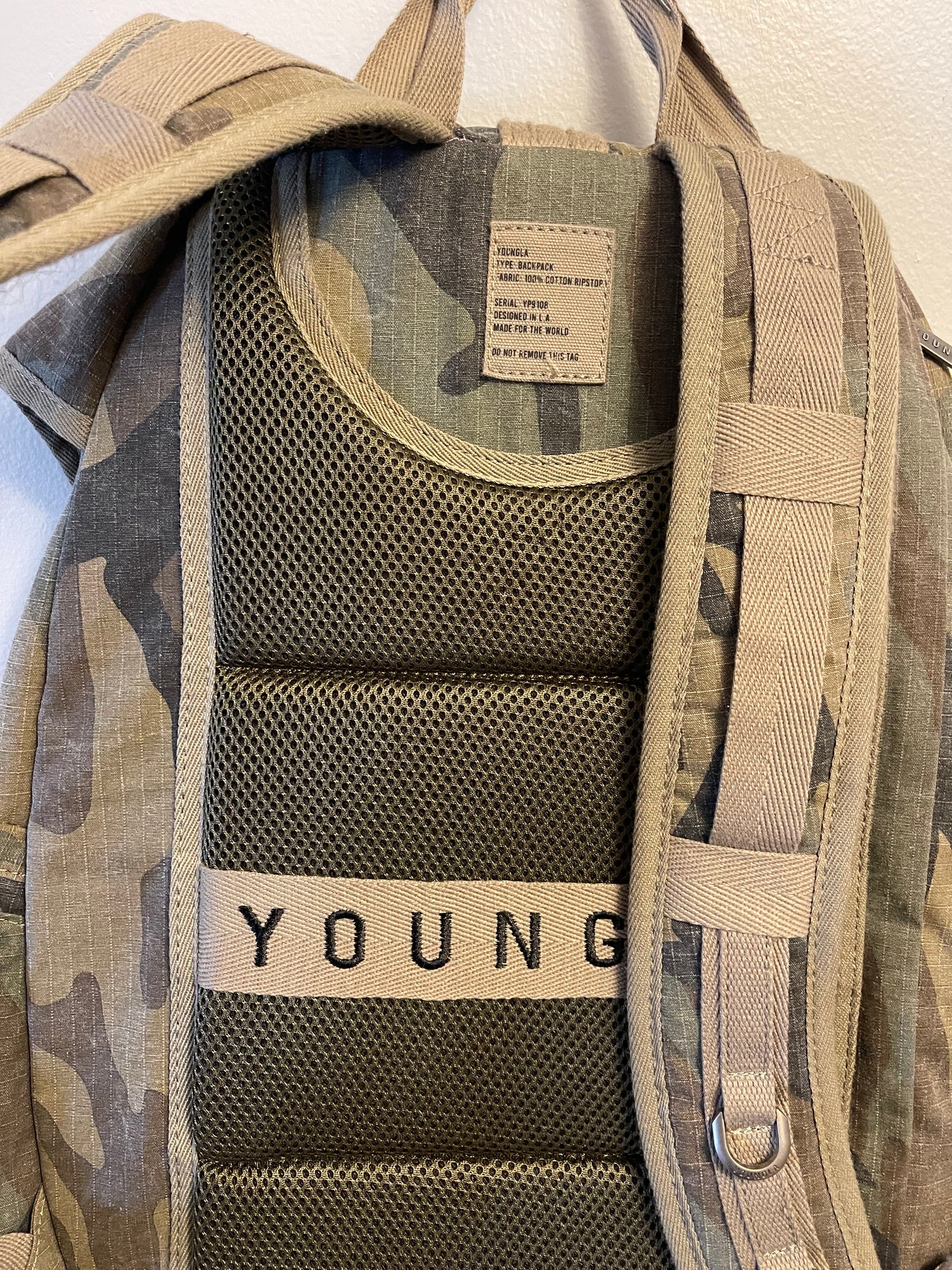 YoungLA Camo Tactical Backpack