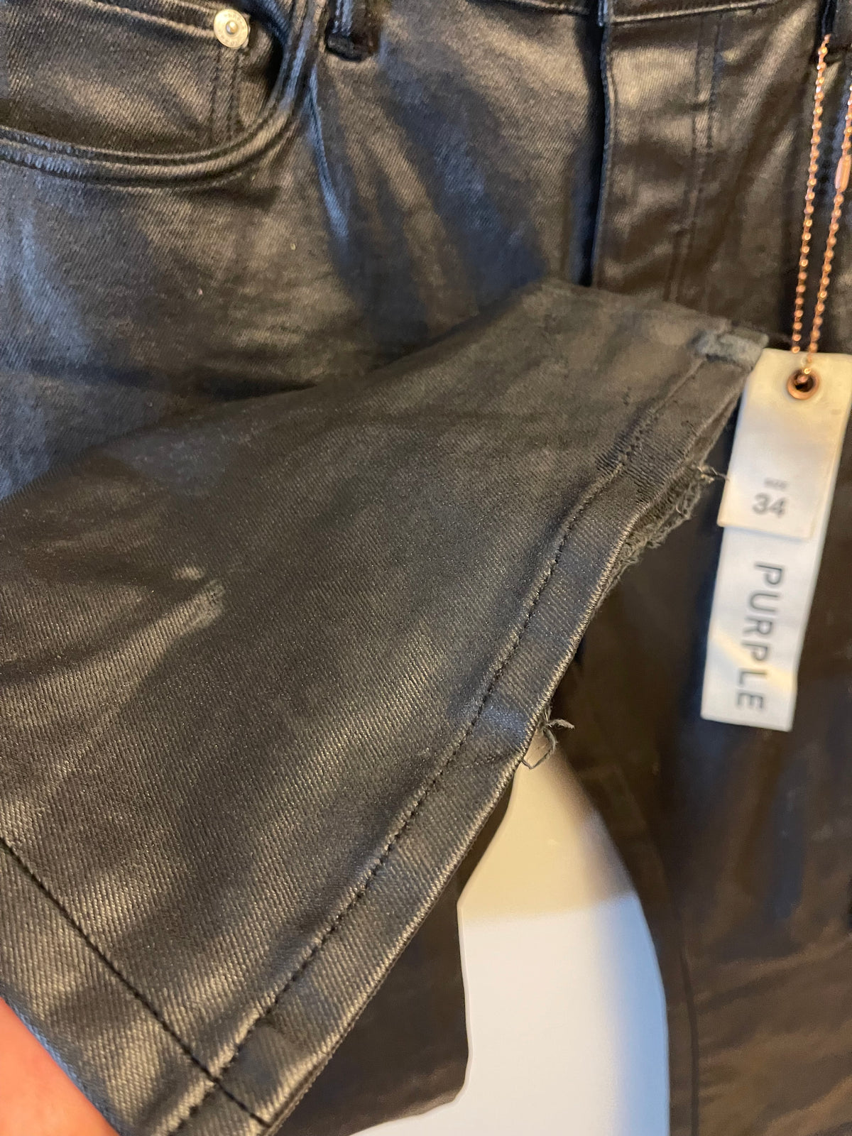 Purple Brand 004 Leather Pants