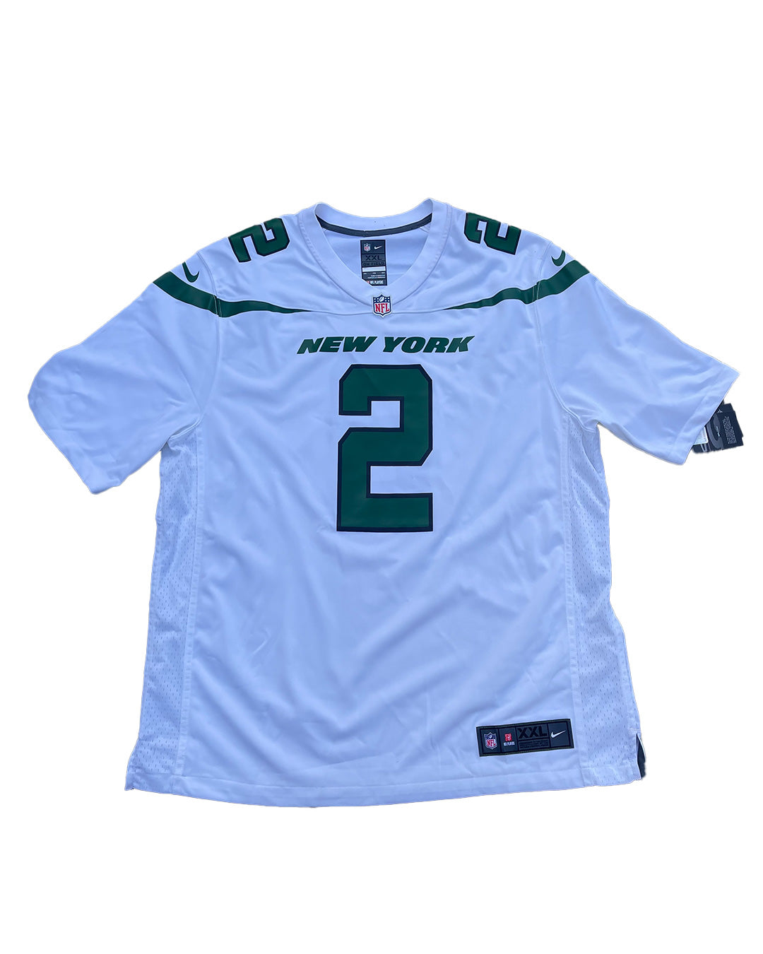 Nike On Field New York Jets Zach Wilson Football Jersey