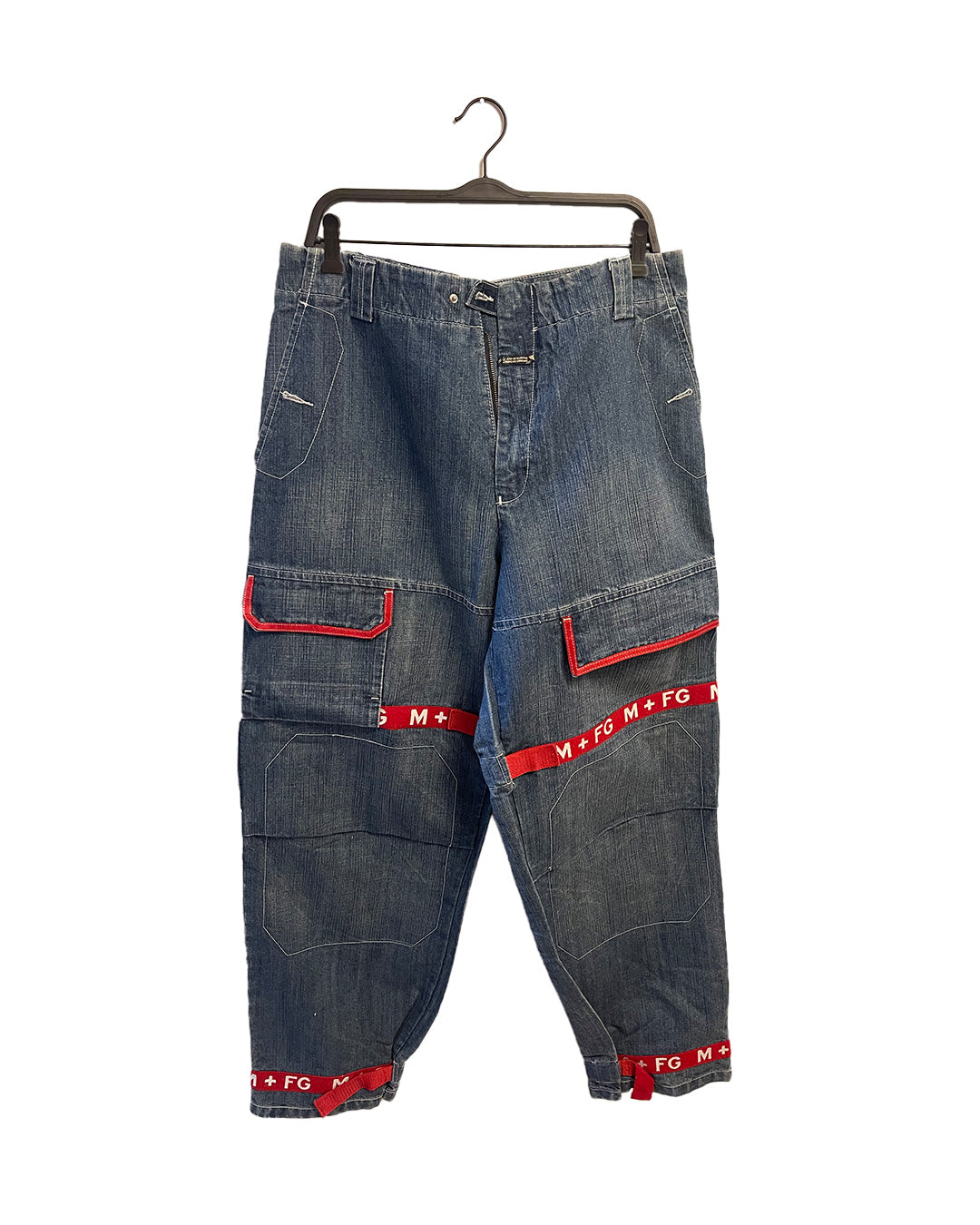 Marithe + Francois Girbaud Baggy Denim Cargo Pants