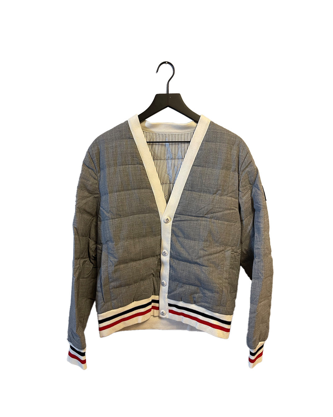 Moncler Gamme Bleu Quilted Padded Cardigan