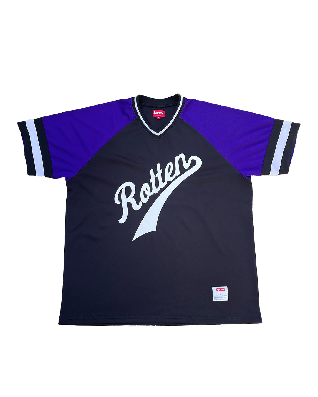 FW19 Supreme Rotten Baseball Jersey