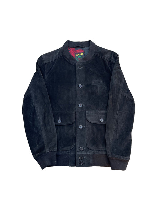 SS14 Supreme x Schott Suede Bomber Jacket