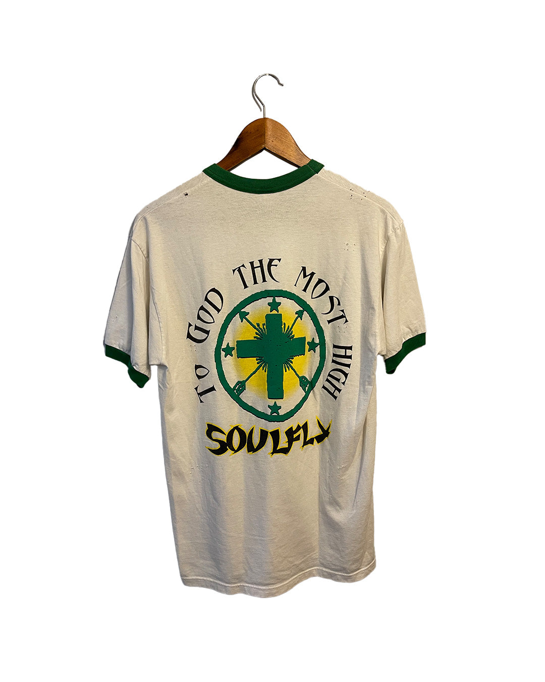 1998 Soulfly To God the Most High Ringer T-shirt