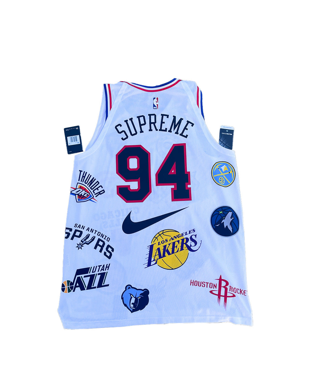 SS18 Supreme x Nike x NBA Basketball Jersey