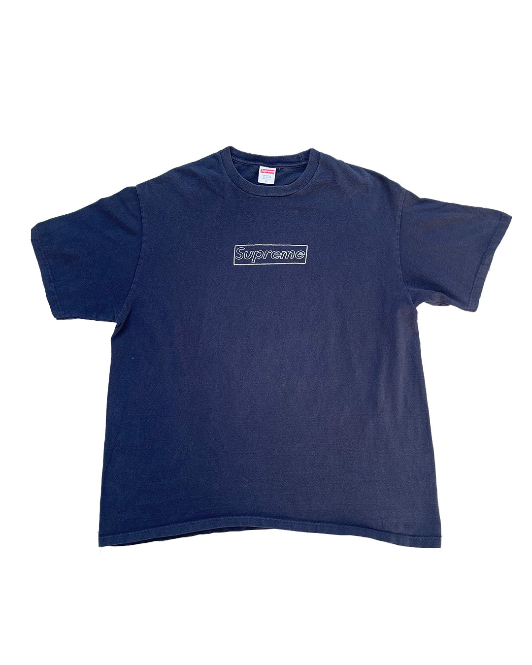 SS21 Supreme x KAWS Chalk Logo T-shirt