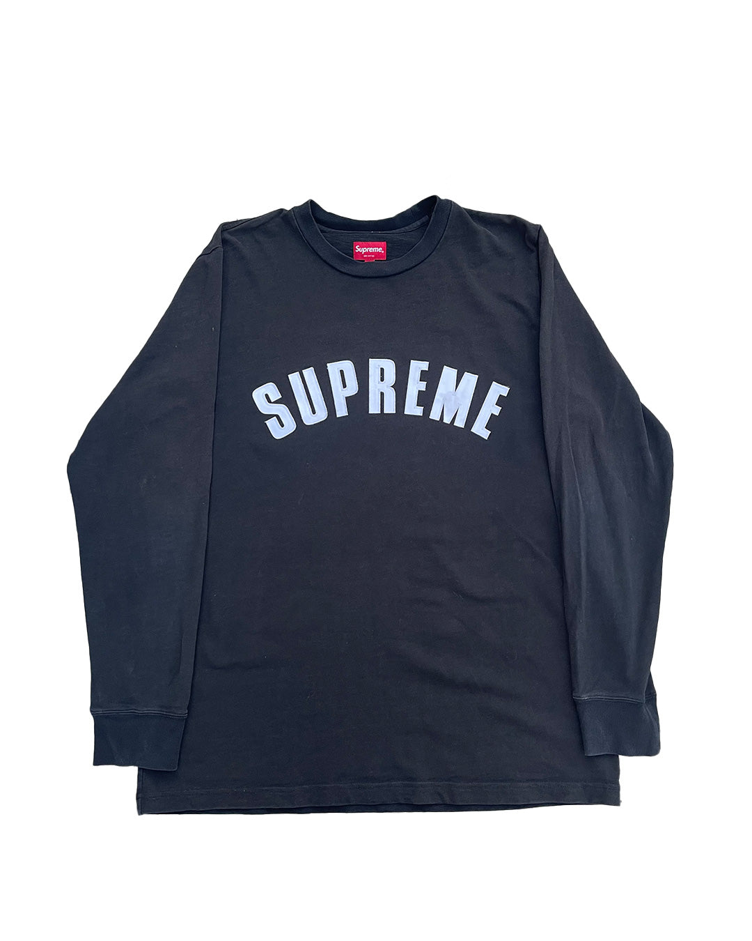 SS16 Supreme Arc Logo Long Sleeve Shirt