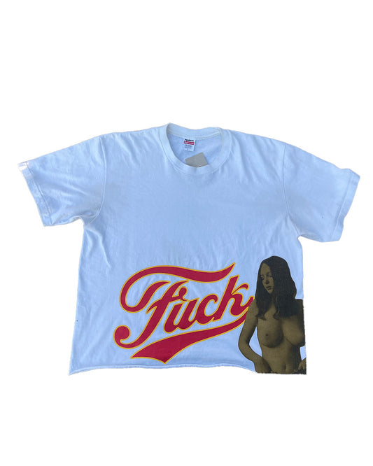 FW24 Supreme x Hysteric Glamour Fuck T-shirt