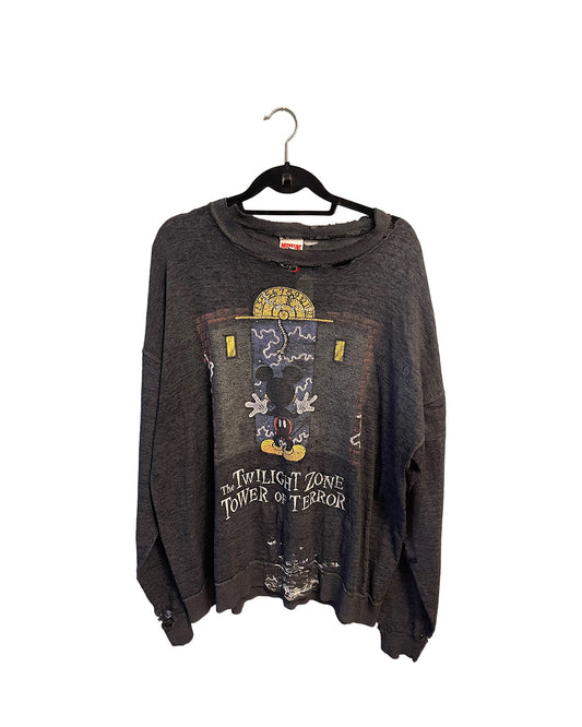 VTG 90s Disney The Twilight Zone Tower of Terror Crewneck