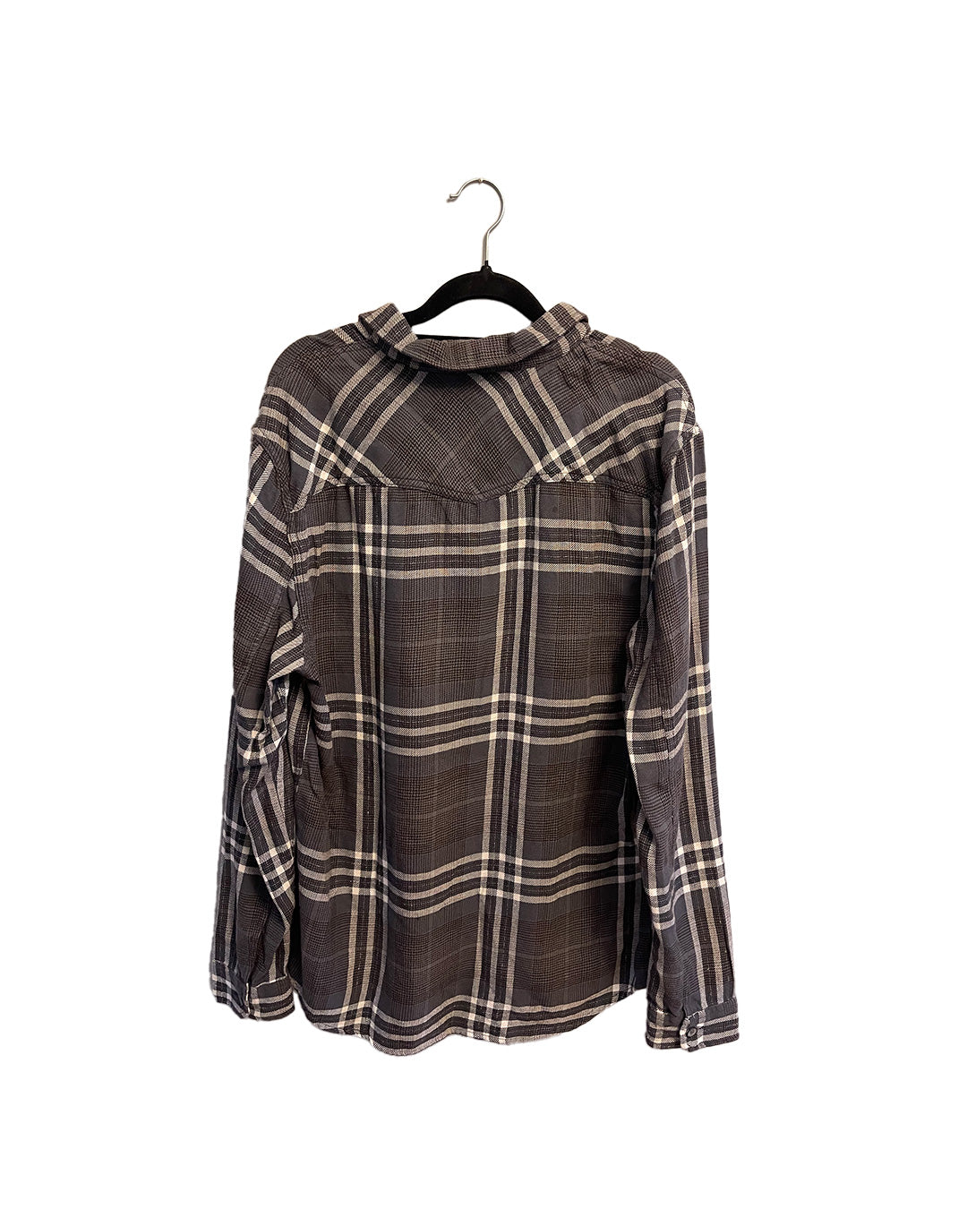 John Varvatos Iron Grey Flannel Shirt