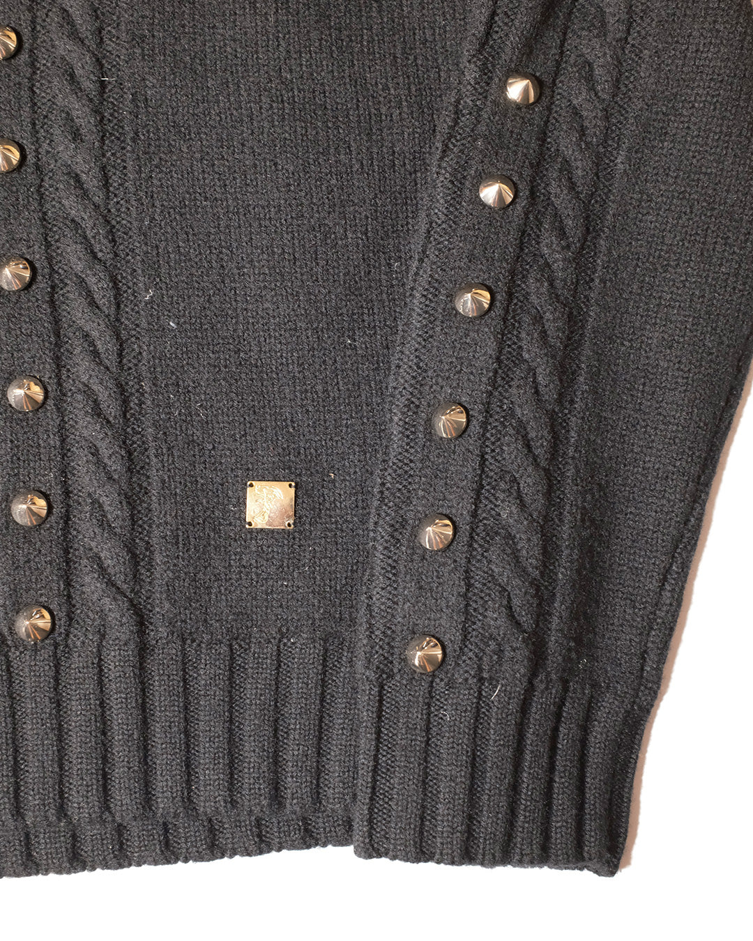 FW 2013 Versace Collection Studded Sweater